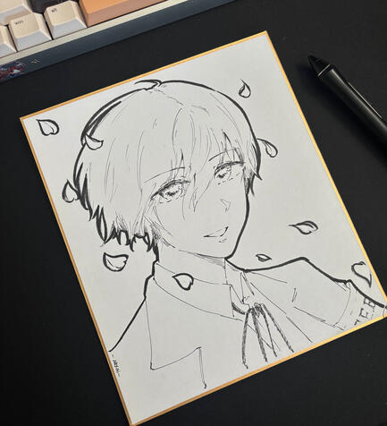 medium shikishi (7.08" x 8.26")