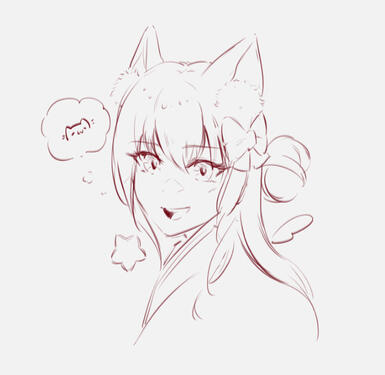 sketch bust