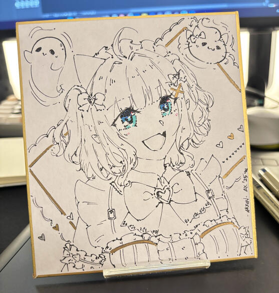 mini shikishi (4.8" x 5.4")