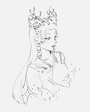 sketch bust