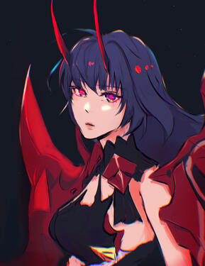 colored bust